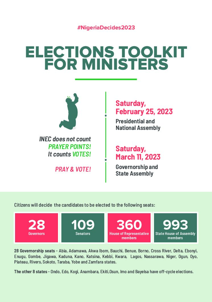 Election Toolkit For Ministers 2023 | EiE Nigeria