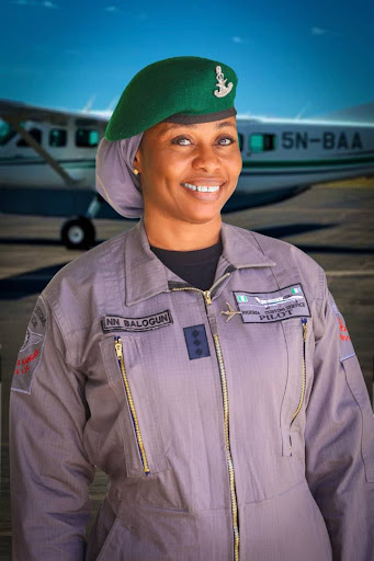 first female pilot in the Nigeria Customs Service (NCS)