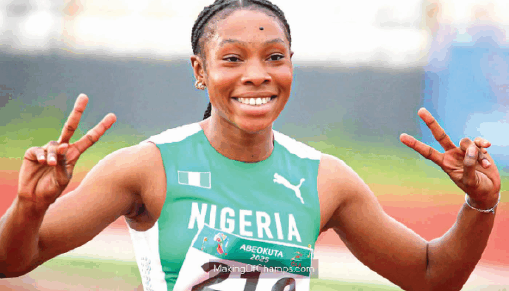 Teenage Sprinter Wins Gold